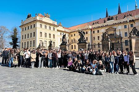 Dijaki obiskali zlato Prago