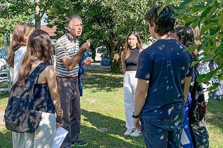 Obisk francoskega prostovoljca