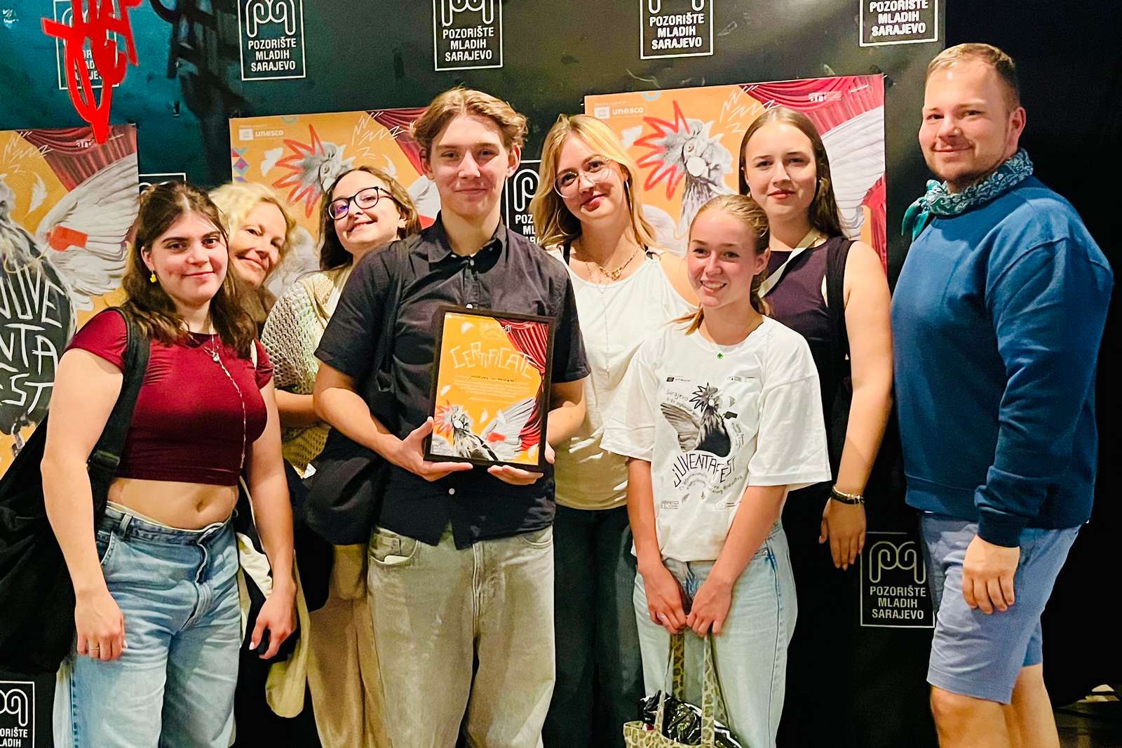 Bivši dijaki z izjemnim uspehom na mednarodnem festivalu v Sarajevu