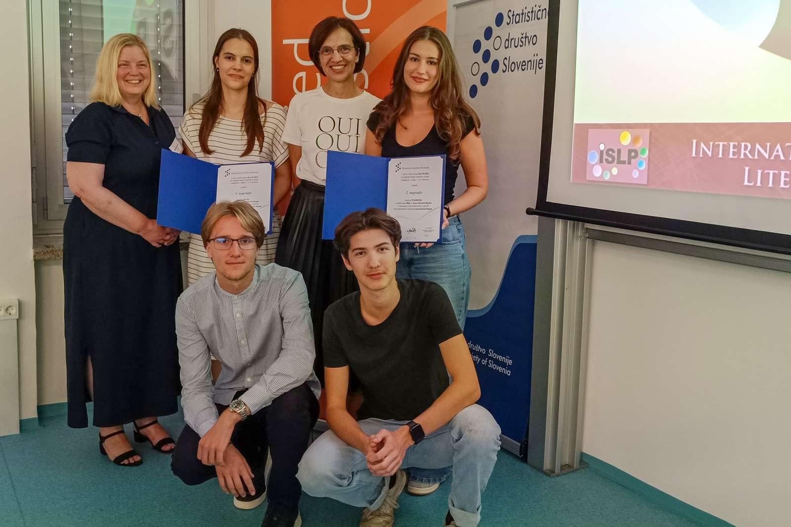 Dijaki GFML uspešni na prvem slovenskem tekmovanju ISLP.SI