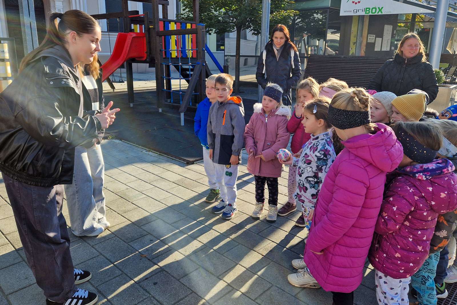 Jezikovne delavnice za predšolske otroke na Glavnem trgu